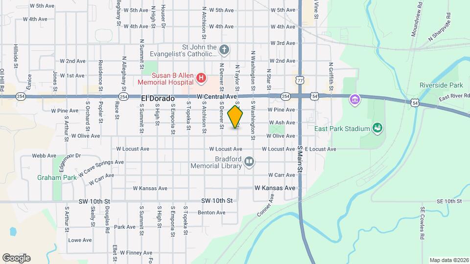 319 S Taylor St Map and Location Details