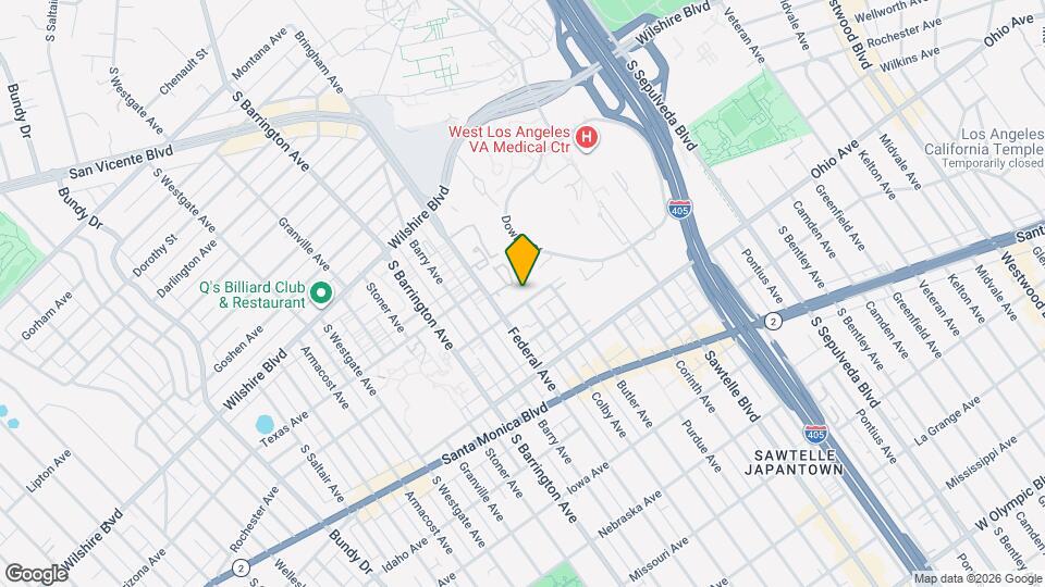 11525 Rochester Ave Mapa y Detalles de la Ubicación