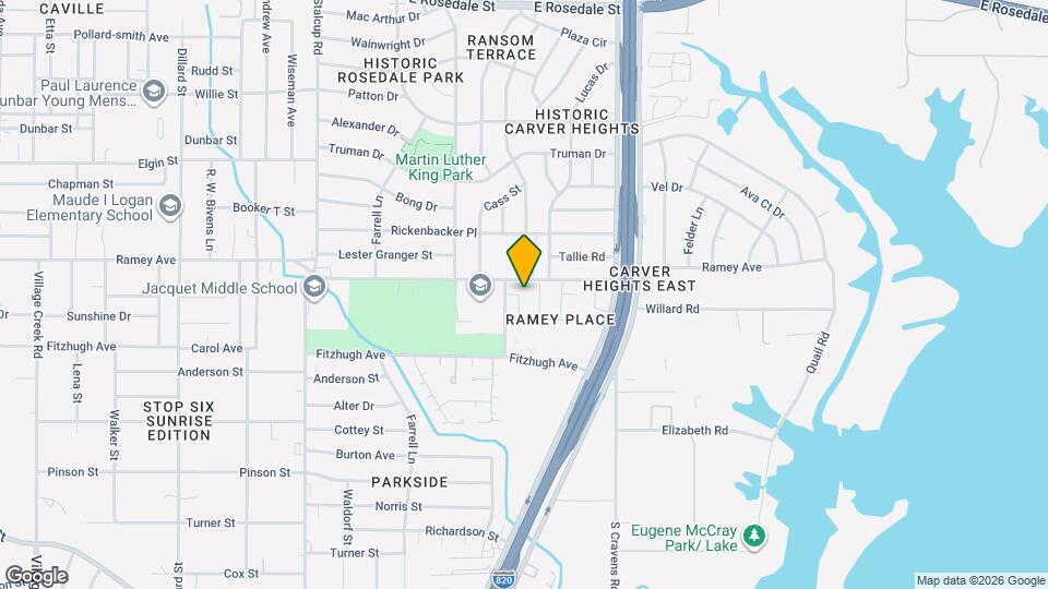 5921 McKaskle Dr Map and Location Details