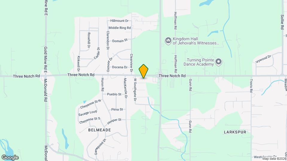 7880 Sharon Dr Mapa y Detalles de la Ubicación