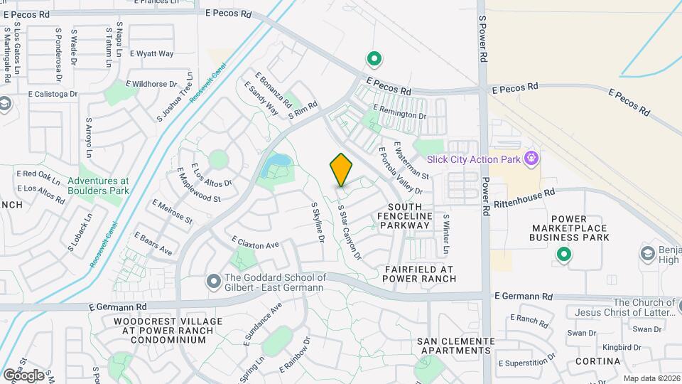 3693 S Star Canyon Dr Map and Location Details