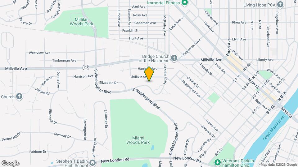 415 Hyde Park Dr Mapa y Detalles de la Ubicación