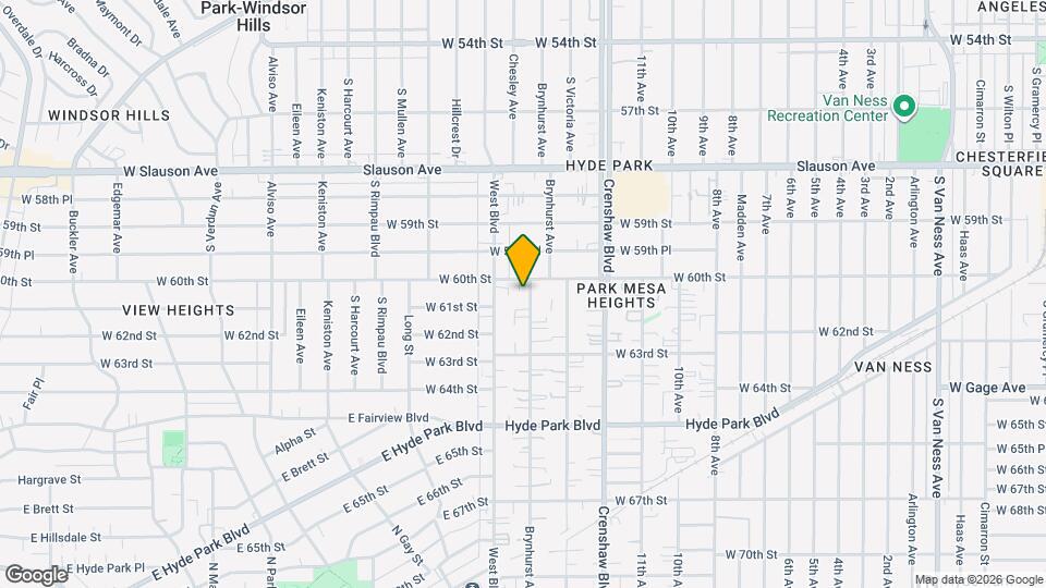 6015 Brynhurst Ave Map and Location Details