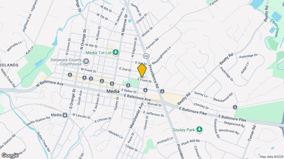 306 E Front St Map and Location Details