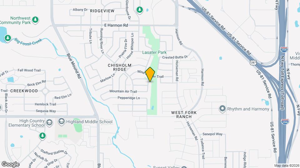 1513 Kingfisher Dr Map and Location Details
