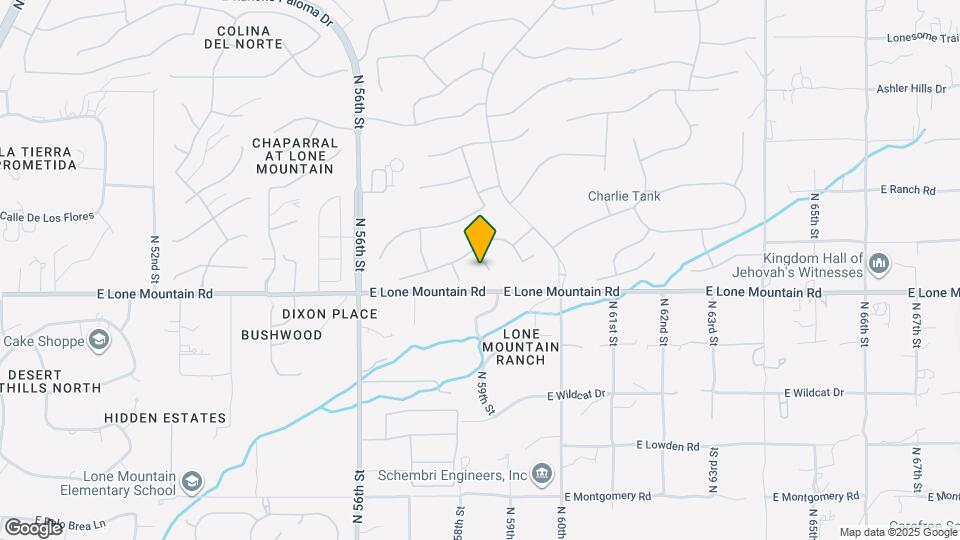 31502 N 58th Pl Map and Location Details