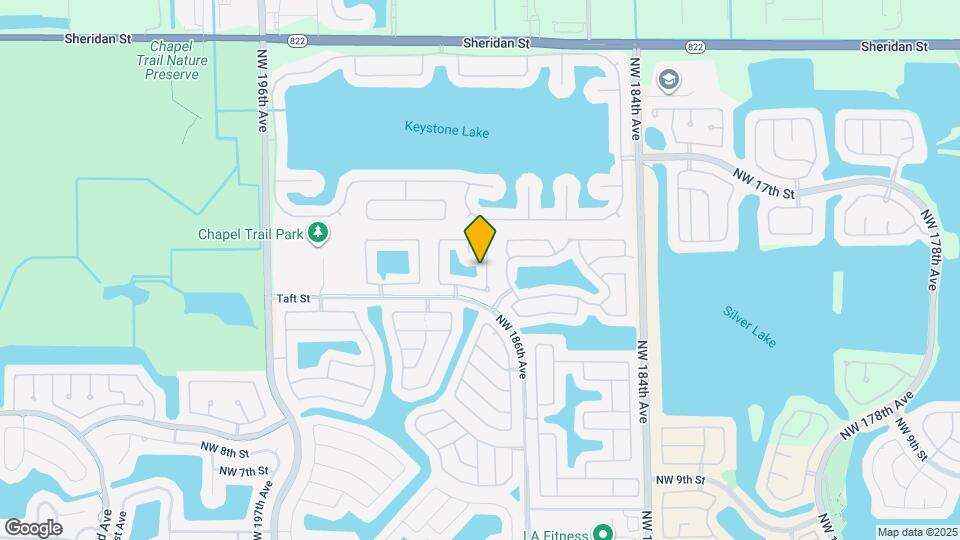 1990 NW 188th Ave Mapa y Detalles de la Ubicación