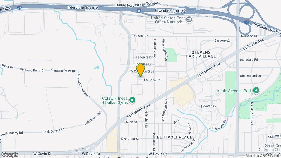 3025 Lourdes St Map and Location Details