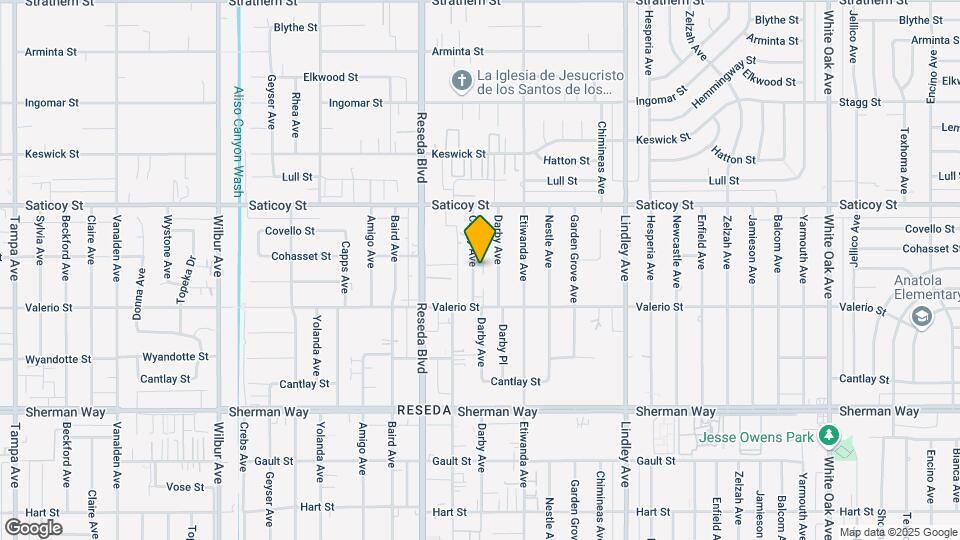 7450 Canby Ave Map and Location Details