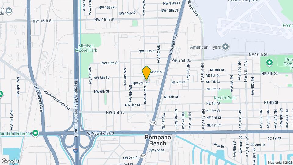700 NW 3rd Ave Map and Location Details