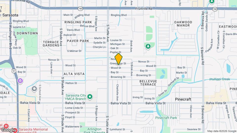 2893 Wood St Map and Location Details