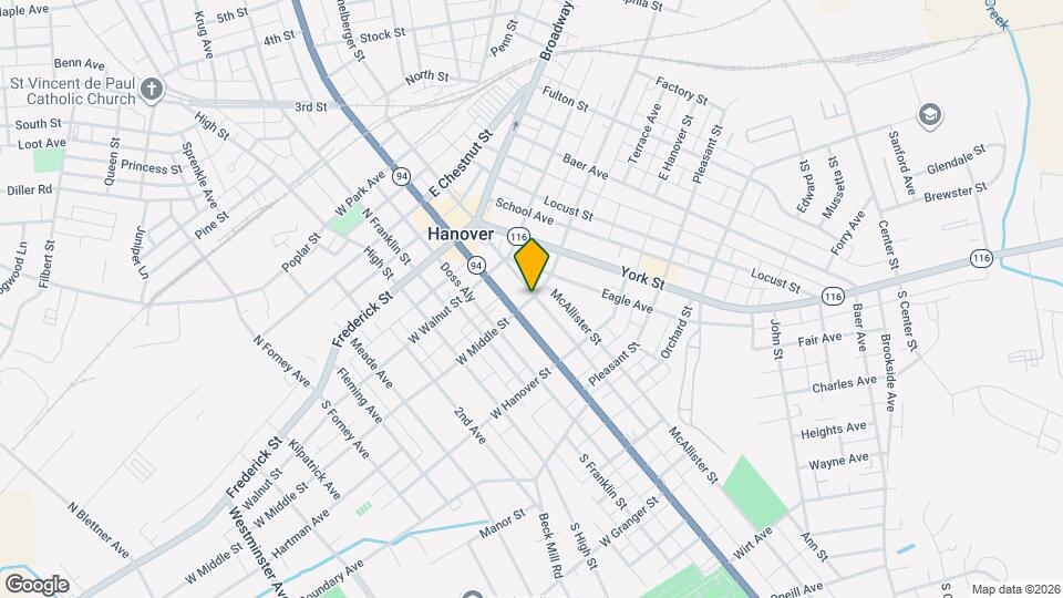 9 E Middle St, Unit 1 Mapa y Detalles de la Ubicación