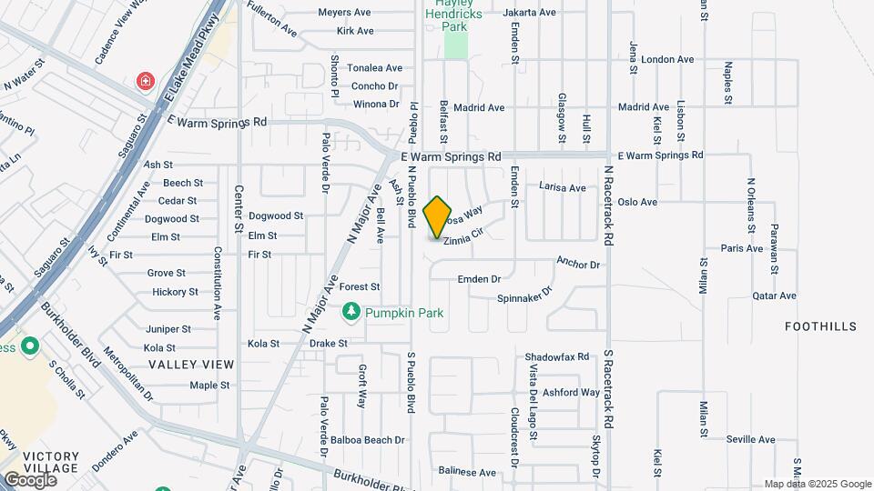 823 Zinnia Cir Map and Location Details