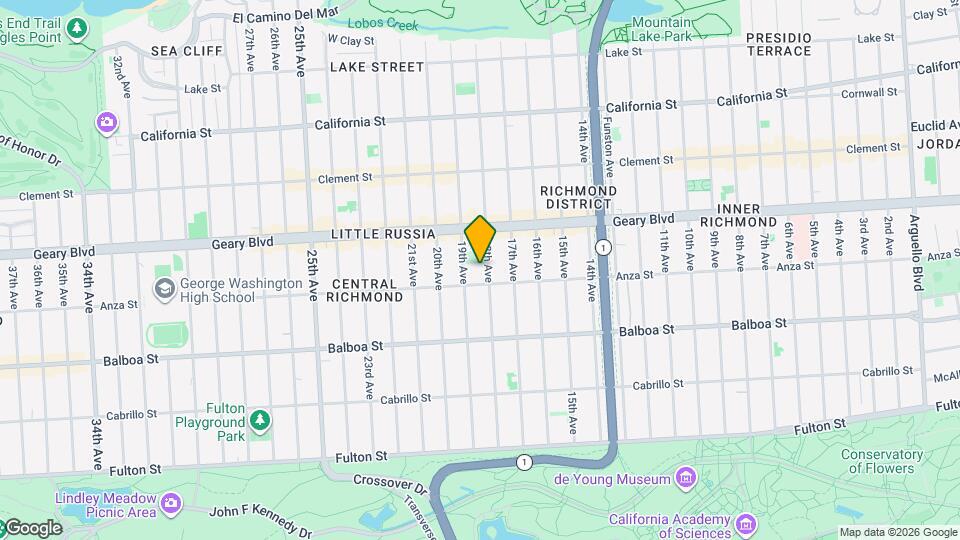 475 18th Ave, Unit 475A Mapa y Detalles de la Ubicación