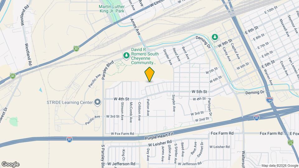 1038 W 6th St Map and Location Details