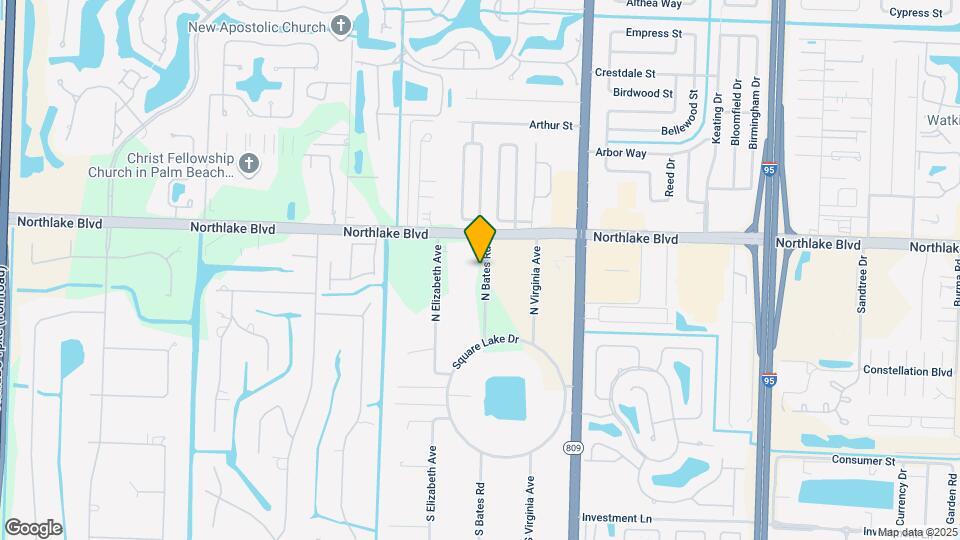 8902 N Bates Rd Map and Location Details