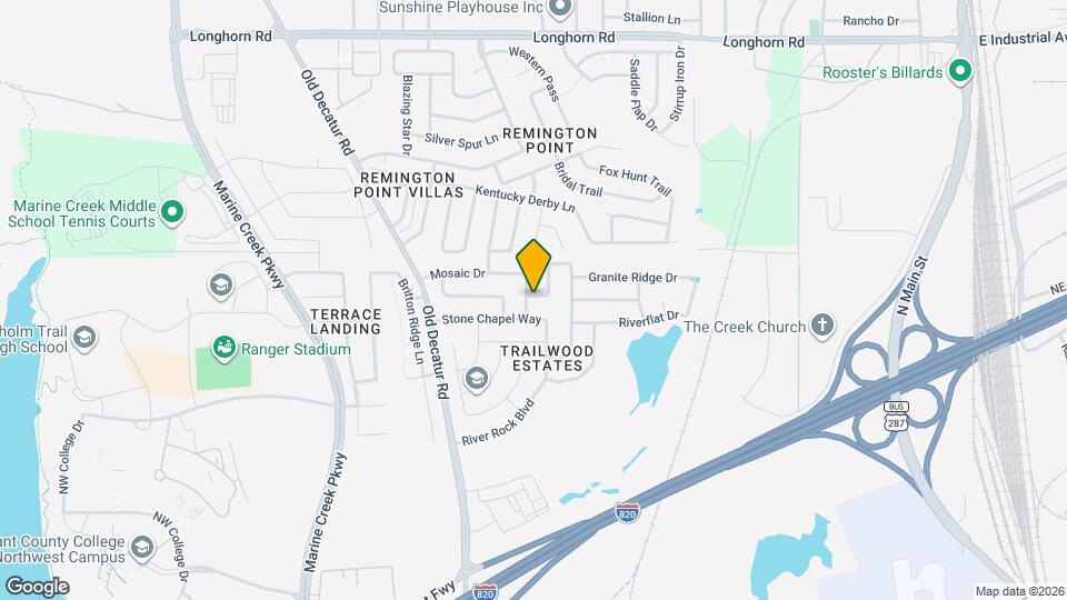 912 Mosaic Dr Map and Location Details