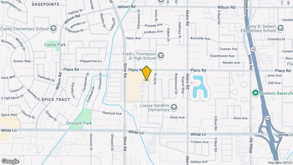 3401 Starwood Ln Map and Location Details
