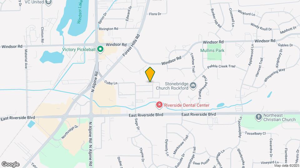 4862 Snowcap Run Map and Location Details