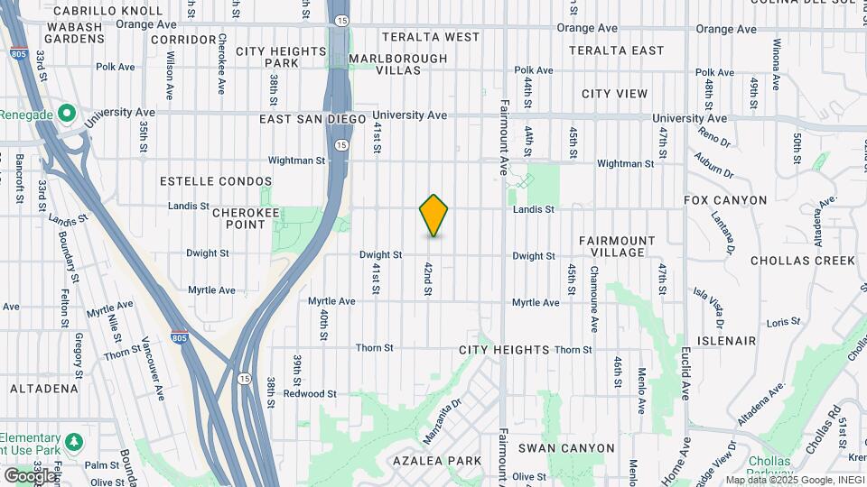 3617-3619 42nd St Map and Location Details