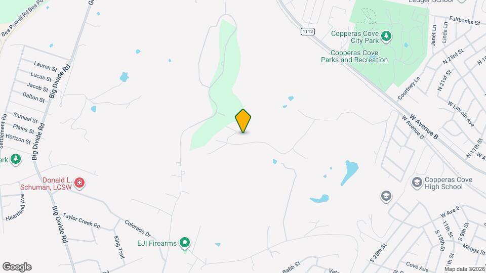 1312 W Avenue D Map and Location Details