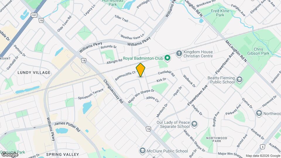 134 Muirland Crescent Map and Location Details