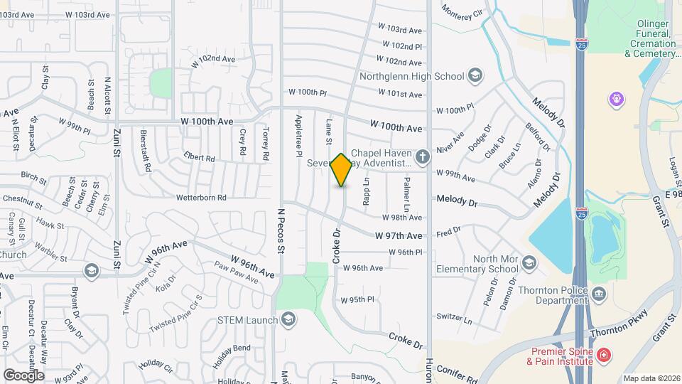 9783 Croke Dr Map and Location Details