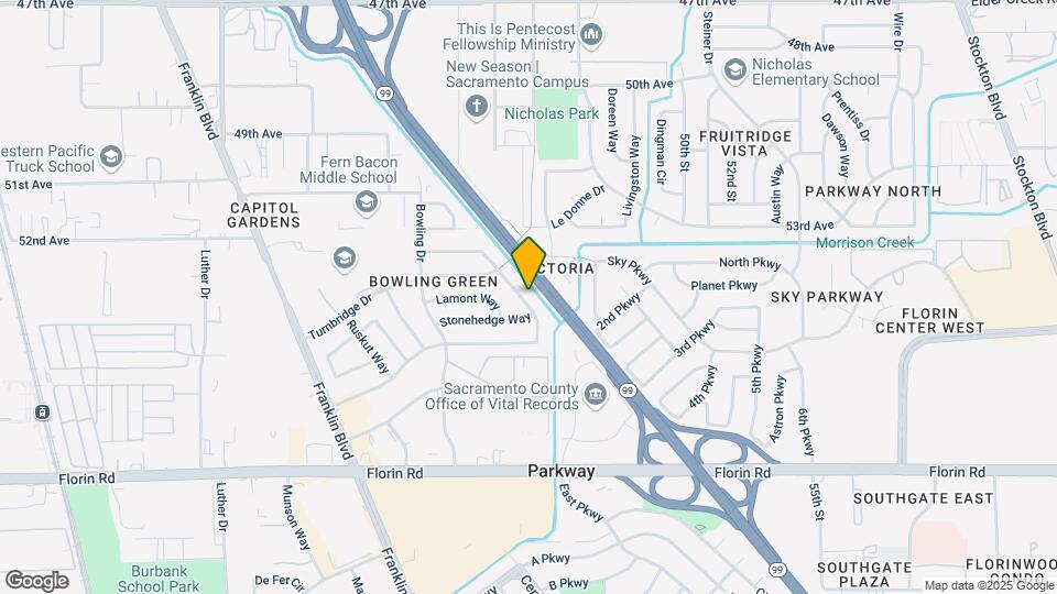 6925 Chevy Chase Way Map and Location Details