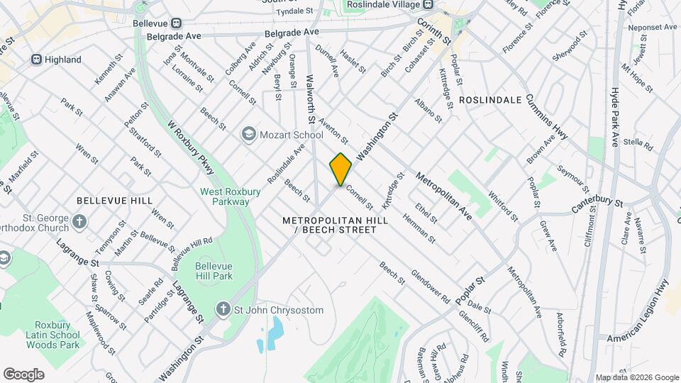 4464 Washington St, Unit 1 Map and Location Details