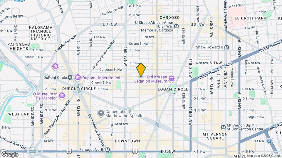 1533 15th St NW, Unit 101 Map and Location Details