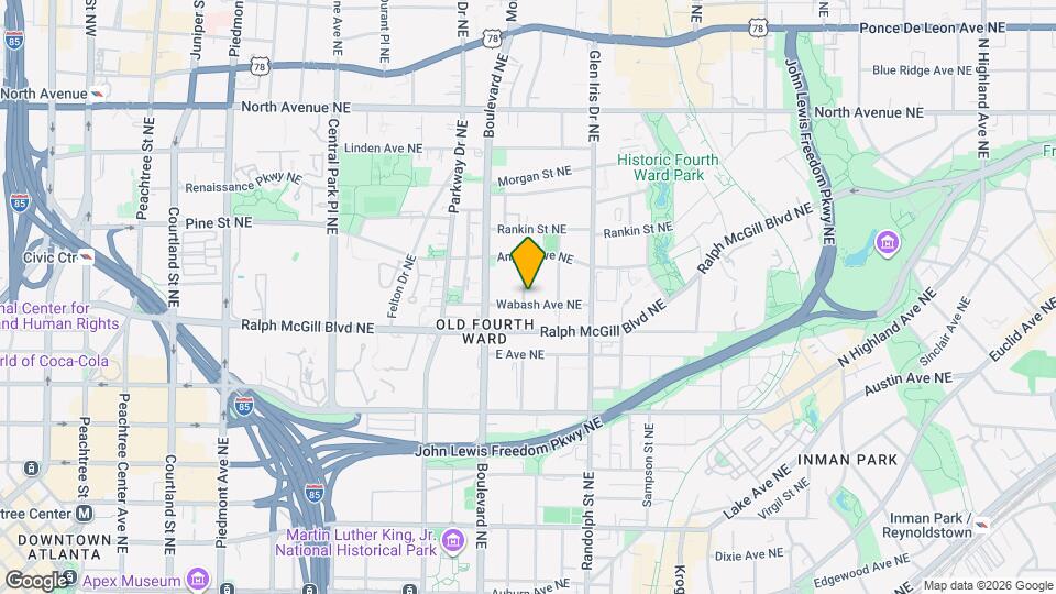 520 Wabash Ave NE Map and Location Details