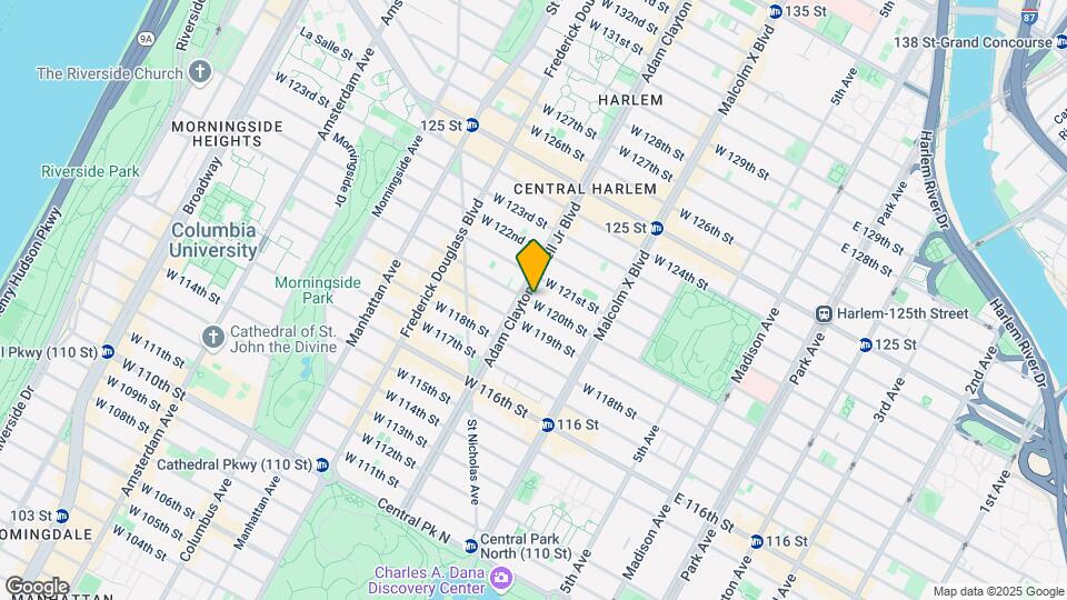 2001 Adam Clayton Powell Jr Blvd Map and Location Details