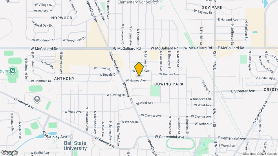 1012 W Haines Ave Map and Location Details