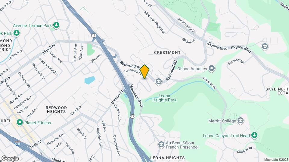 4766 Geranium Pl Mapa y Detalles de la Ubicación