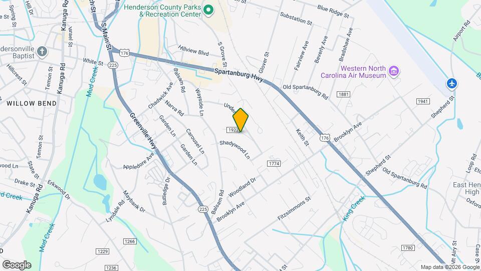 725 Wildflower Ln Map and Location Details