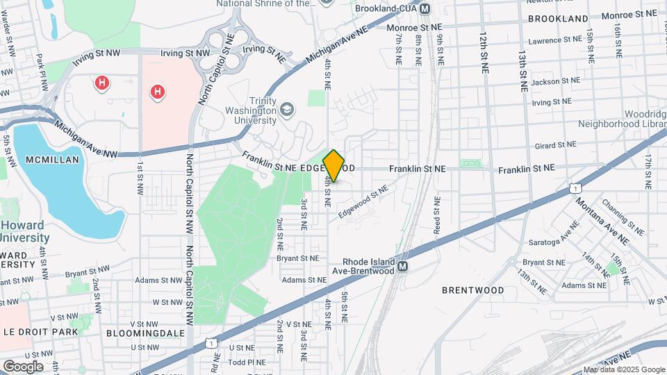 400 Evarts St NE Map and Location Details