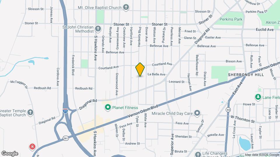 1291 Hardesty Blvd Map and Location Details