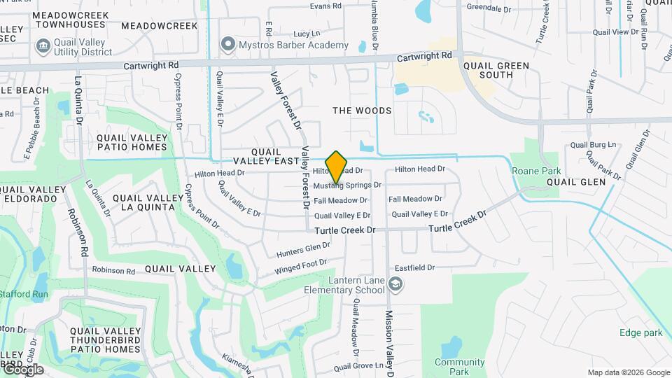 2103 Mustang Springs Dr Map and Location Details