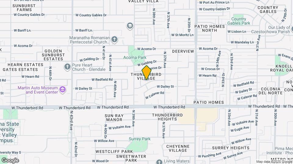 3756 W Redfield Rd Map and Location Details