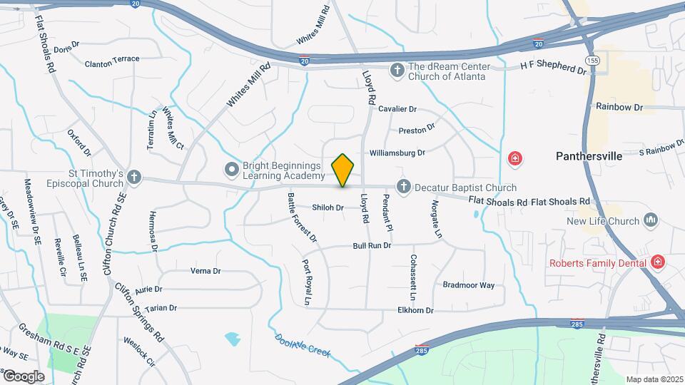 3141 Flat Shoals Rd Map and Location Details