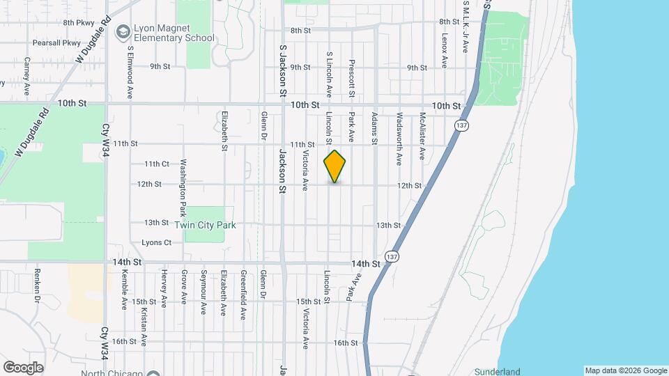 821 12th St Map and Location Details