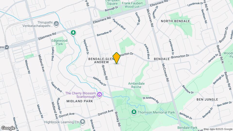 21 Ada Crescent Map and Location Details