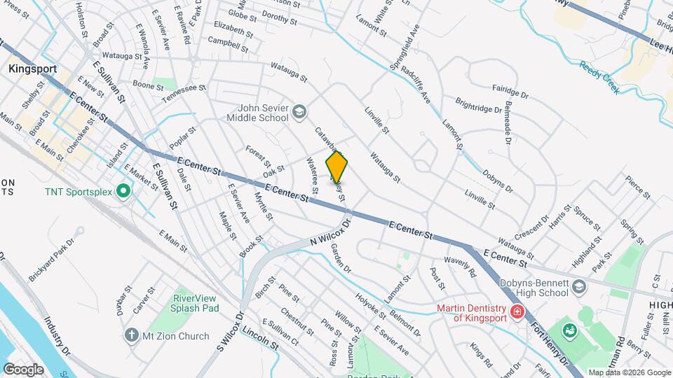 1437 Valley St Map and Location Details