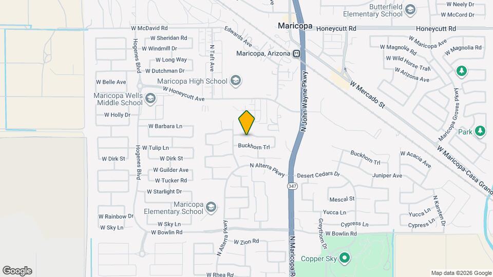 45047 W Jack Rabbit Trail Map and Location Details