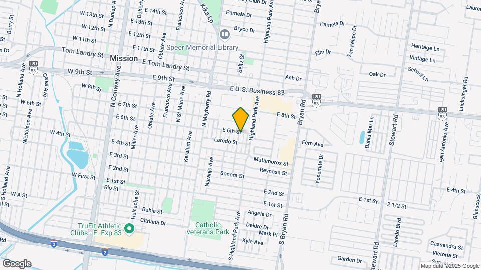 616 Sauz St Map and Location Details