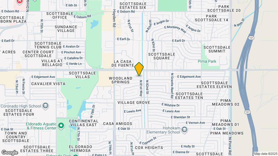 2824 N 81st Way Map and Location Details