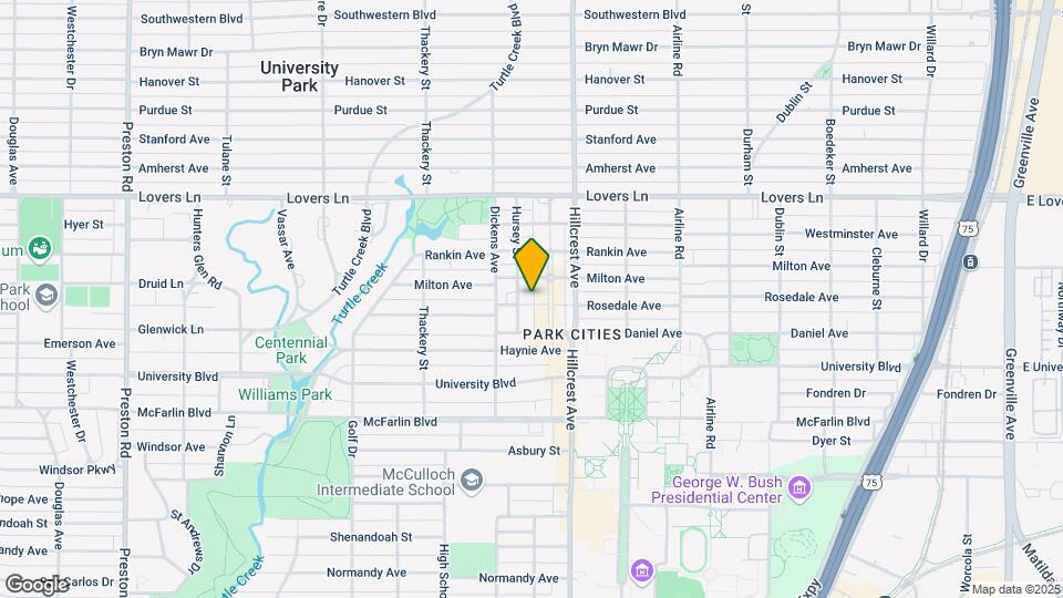 3420 Rosedale Ave Map and Location Details
