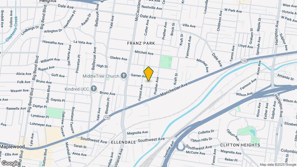 2121 Franz Park Ln Map and Location Details