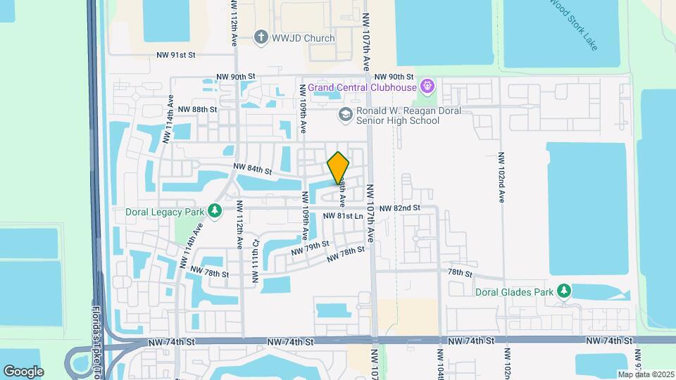 10833 NW 83rd St Map and Location Details