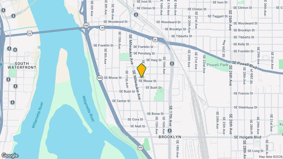 3675 SE 13th Ave, Unit B Mapa y Detalles de la Ubicación